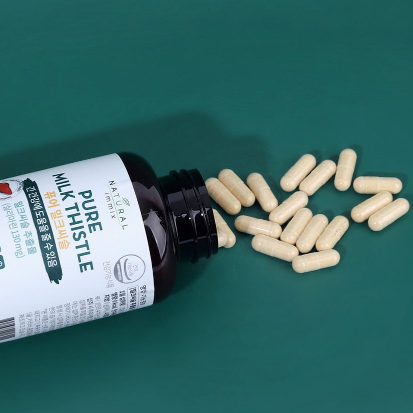 퓨어 밀크씨슬 영양제 700mg x 180캡슐 (6개월분) 간 실리마린