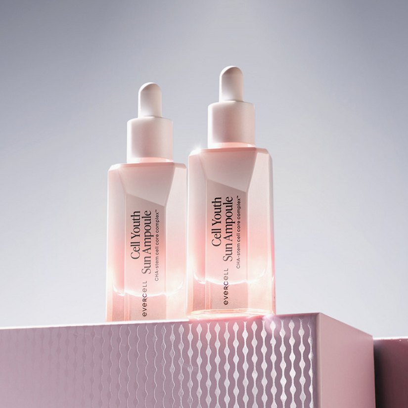 에버셀 셀 유스 선앰플 30ml 안티에이징 수분 선크림 미백 주름개선 자외선차단제