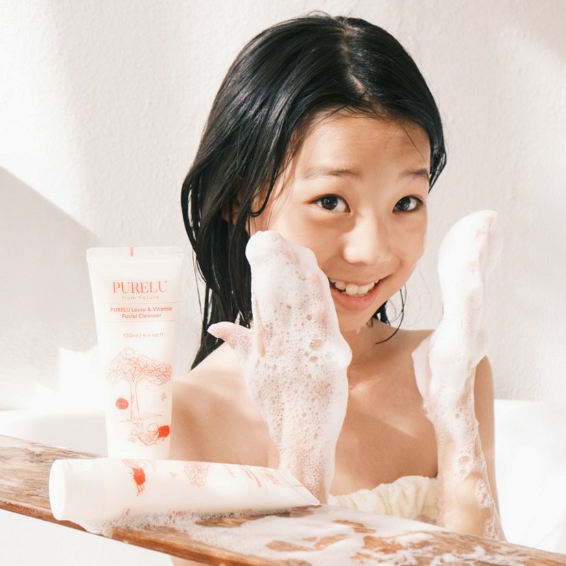 퓨어루 키즈 폼클렌징 락토 비타민 어린이 약산성폼클렌징 저자극 클렌징폼 130ml, 2개