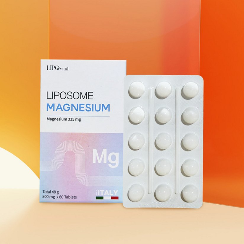 [2개월]니유로닌 영양제 신경근육 떨림 비타민C 저림 마그네슘 800mg x 60정 1개