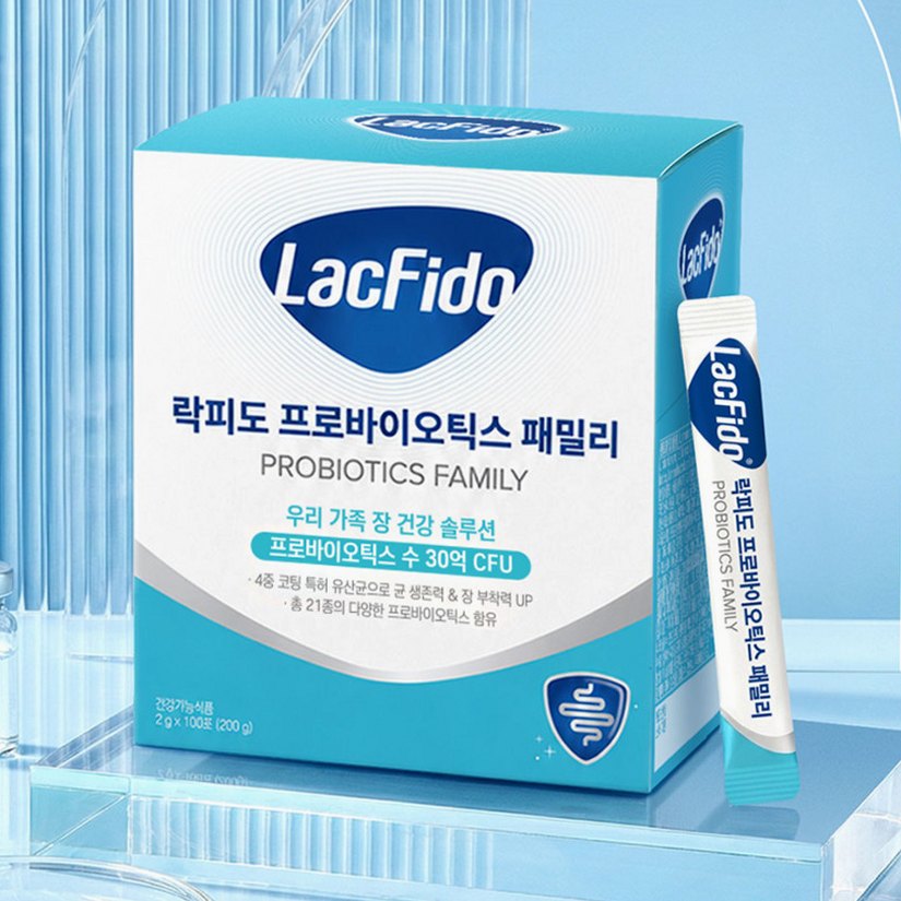 락피도 프로바이오틱스 온가족 유산균 패밀리 30억CFU 2g 100포, 1개