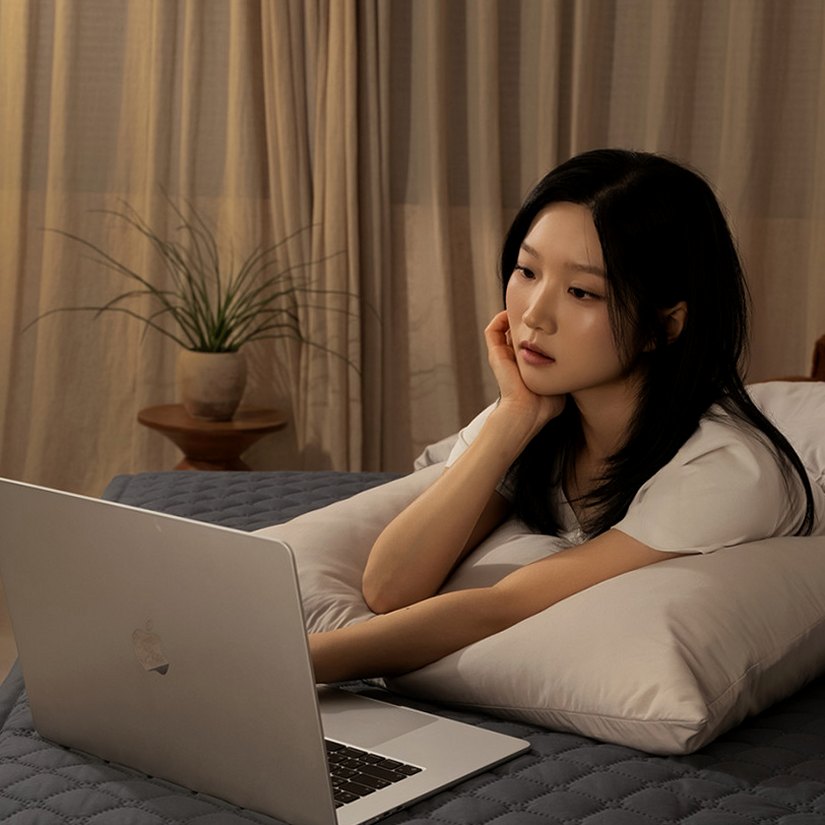 뜨숨 분리난방 전기매트 퀸 전기장판 캠핑 듀얼 탄소매트 카본 전기요 다크그레이