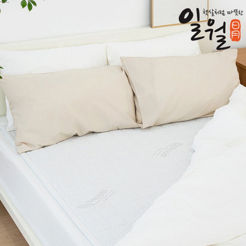 일월 프리미엄 카본 탄소매트 분리난방 최고급 텐셀 원단 싱글