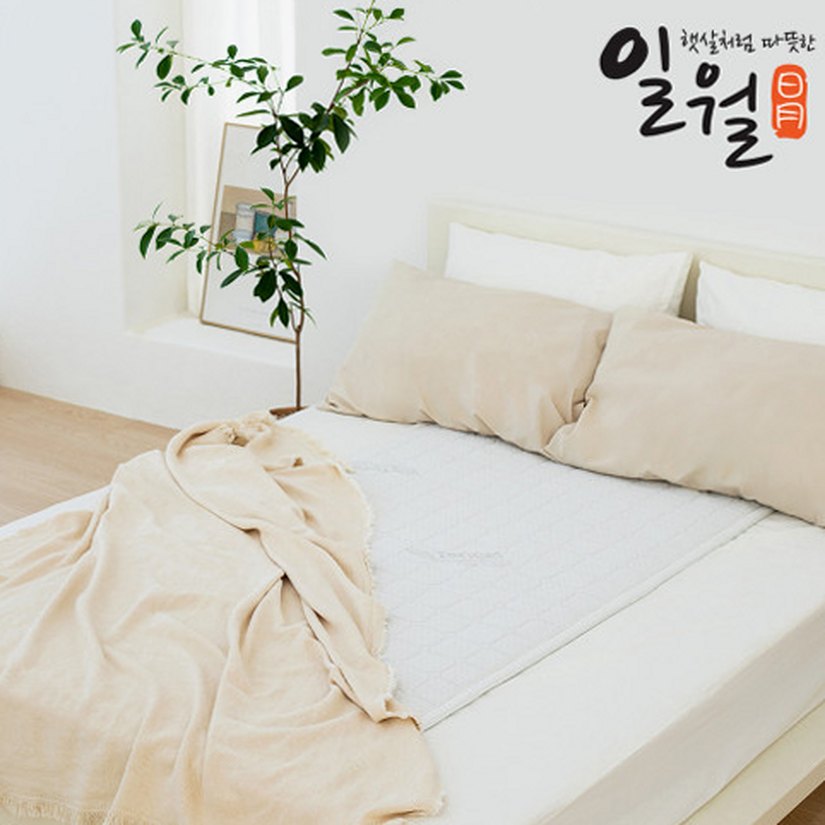 일월 프리미엄 카본 탄소매트 분리난방 최고급 텐셀 원단 싱글