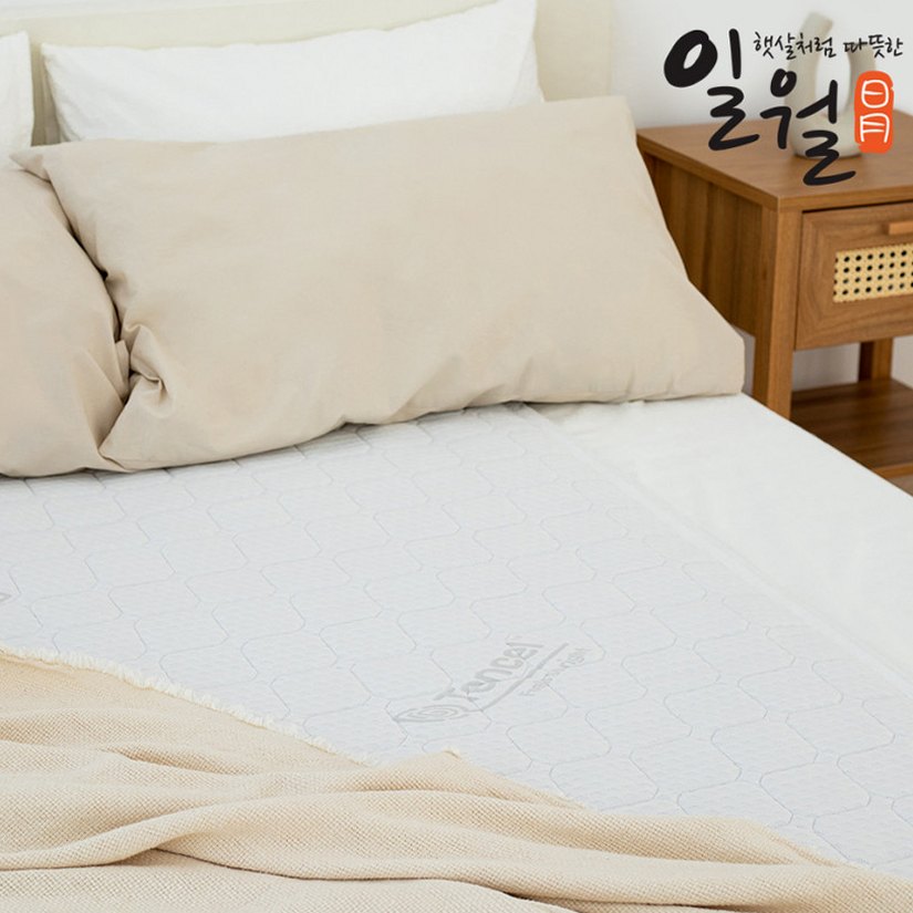 일월 프리미엄 카본 탄소매트 분리난방 최고급 텐셀 원단 싱글